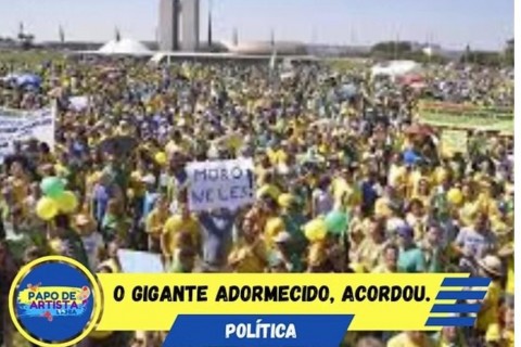 José Cupertino Filho o Colunista - Gigante adormecido, acordou.