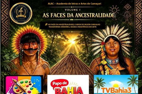 🌿 AS FACES DA ANCESTRALIDADE: E-BOOK DE NILSON CARVALHO TRANSFORMA MEMÓRIA, RAÍZES E RESISTÊNCIA EM ARTE