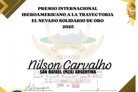 “Quando a Arte se Torna Ponte: O Brasileiro que Comoveu Fronteiras e Recebeu o Nevado Solidario de Ouro 2025”