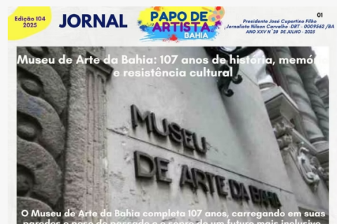 Jornal Papo de Artista Semanal – Arte, Cultura e Informação