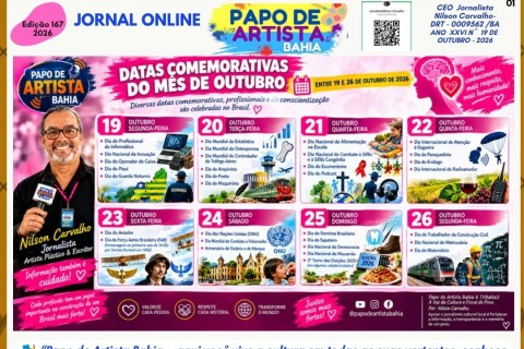 Já está no ar a nova edição do Jornal Papo de Artista Bahia!