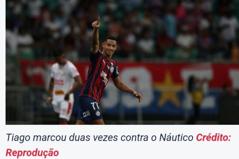 Bahia vence o Náutico de virada, garante liderança do grupo e decide em casa nas quartas da Copa do Nordeste