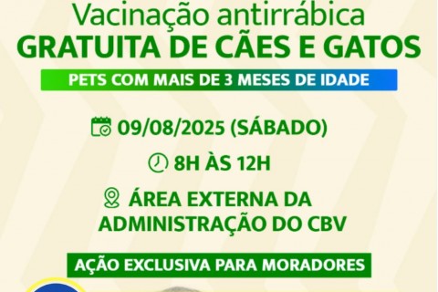 Vacinação Antirrábica em Busca Vida!