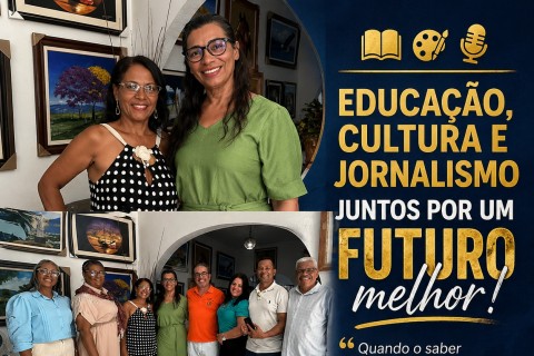 EDUCAÇÃO, ARTE E JORNALISMO EM CAMAÇARI: ENCONTRO HISTÓRICO MOSTRA QUE O FUTURO SE CONSTRÓI COM CONHECIMENTO E AÇÃO