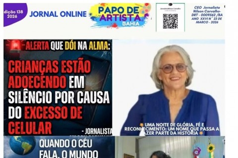A nova edição do Jornal Papo de Artista Bahia já está disponível em nosso site!