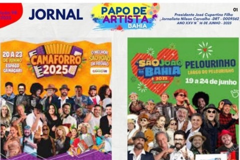 Já está no ar a nova edição do Jornal Semanal Papo de Artista!