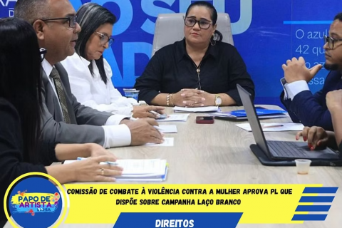 Comissão de Combate à Violência contra a Mulher aprova PL que dispõe sobre campanha Laço Branco