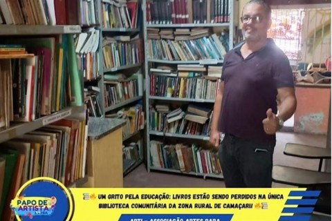 UM GRITO PELA EDUCAÇÃO: LIVROS ESTÃO SENDO PERDIDOS NA ÚNICA BIBLIOTECA COMUNITÁRIA DA ZONA RURAL DE CAMAÇARI!