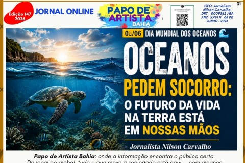 ESTÁ NO AR A SUA EDIÇÃO DA SEMANA DO JORNAL PAPO DE ARTISTA ONLINE!