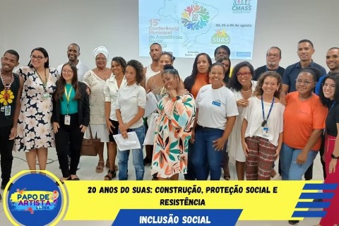 Quando a Esperança Encontra Voz: Pré-Conferência de Assistência Social Ecoa: 20 anos do SUAS: construção, proteção social e resistência