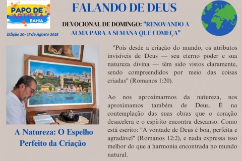 FALANDO  DE DEUS  DEVOCIONAL  DE DOMINGO
