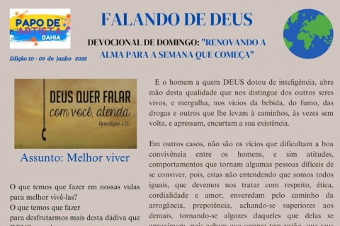FALANDO DE DEUS