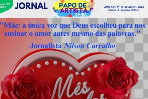JORNAL PAPO DE ARTISTA BAHIA A SUA  EDIÇÃO  SEMANAL Nº  93