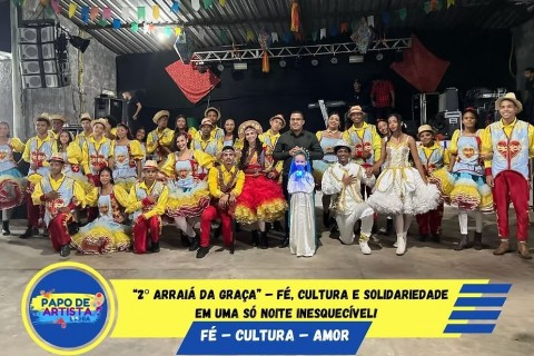 “2º Arraiá da Graça” – Fé, Cultura e Solidariedade em uma Só Noite Inesquecível!