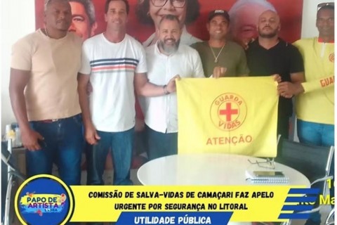 Comissão de Salva-Vidas de Camaçari faz apelo urgente por segurança no litoral