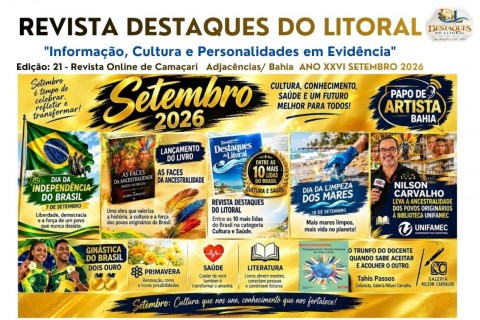 REVISTA DESTAQUES DO LITORAL – 21º EDIÇÃO | 2026