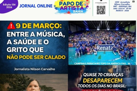 A nova edição do Jornal Papo de Artista Bahia já está disponível em nosso site!